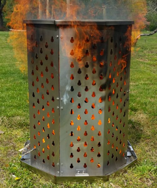Stainless Steel Burn Barrel Wilmington Grill